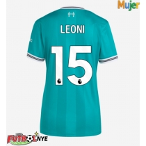 Camiseta Liverpool Giovanni Leoni #15 Tercera Equipación para mujer 2025-26 manga corta
